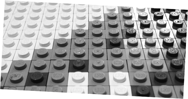 Create a LEGO mosaic with your own design template