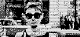 Brixels – Audrey Hepburn portrait out of LEGO bricks