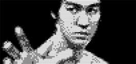 Brixels – Bruce Lee portrait out of LEGO bricks